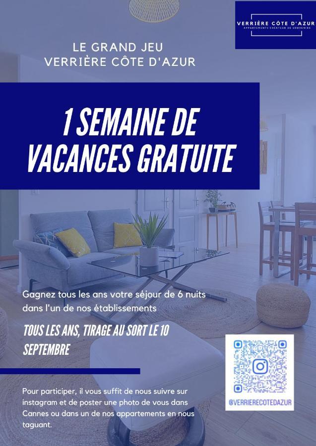 L'Agnes - 600M Plage - Verriere Cote D'Azur Apartment Cannes Bagian luar foto